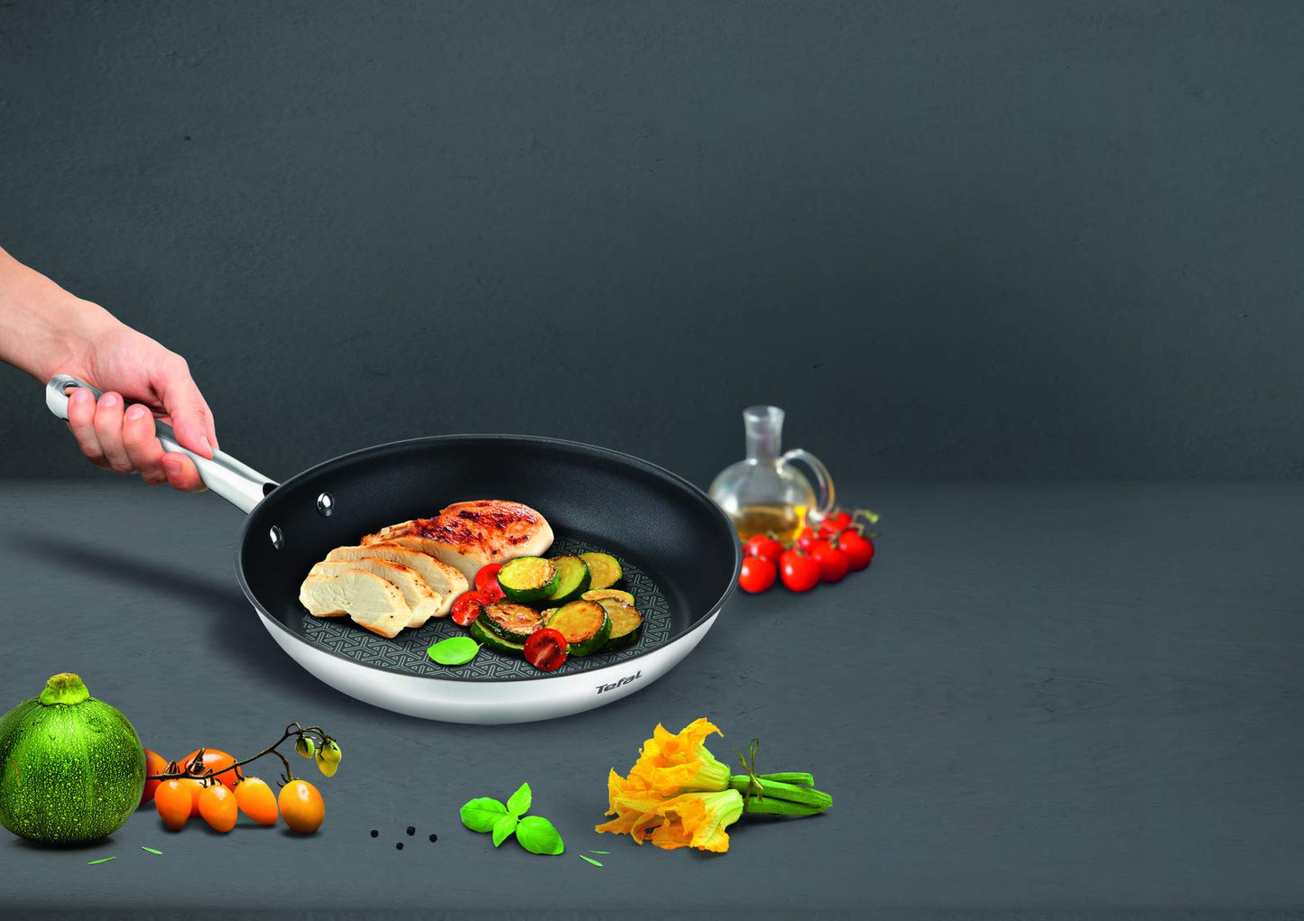 Tefal A704S3 Duetto 3-Piece Frying Pan Set | 20, 24 and 28 cm | Non-Stick Coa...