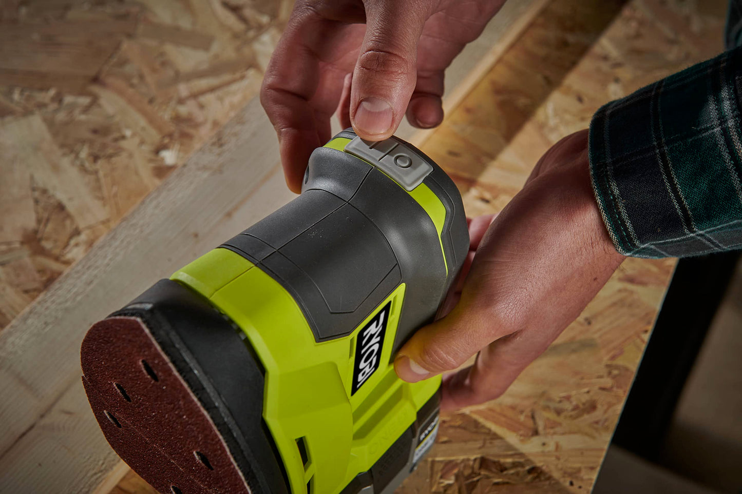 Ryobi R18PS-0 18V ONE+ Cordless Corner Palm Sander (Body Only)