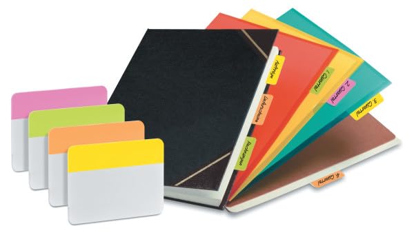 Post-It 2x1.5 inch Durable Filing Tab - Assorted Colours