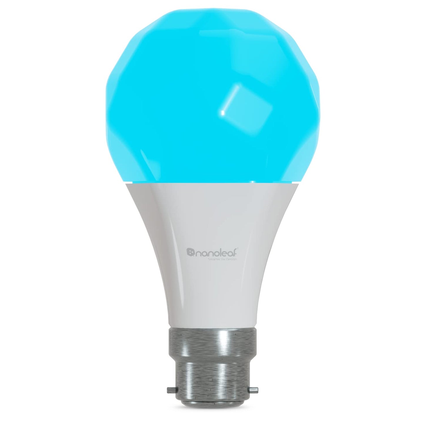 Nanoleaf Essentials B22 LED Bulb, RGBW Dimmable Smart Bulb - Thread & Bluetoo...