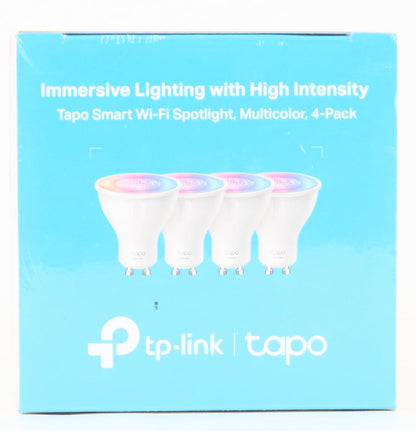 Tapo Smart WLAN Light Bulb GU10 L630, 4 Pieces, Energy Saving, 3.5 W Equivale...