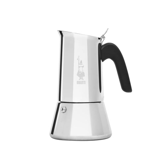 Bialetti New Venus Italian Coffee Maker 10 cup (Induction), Stainless Steel, ...