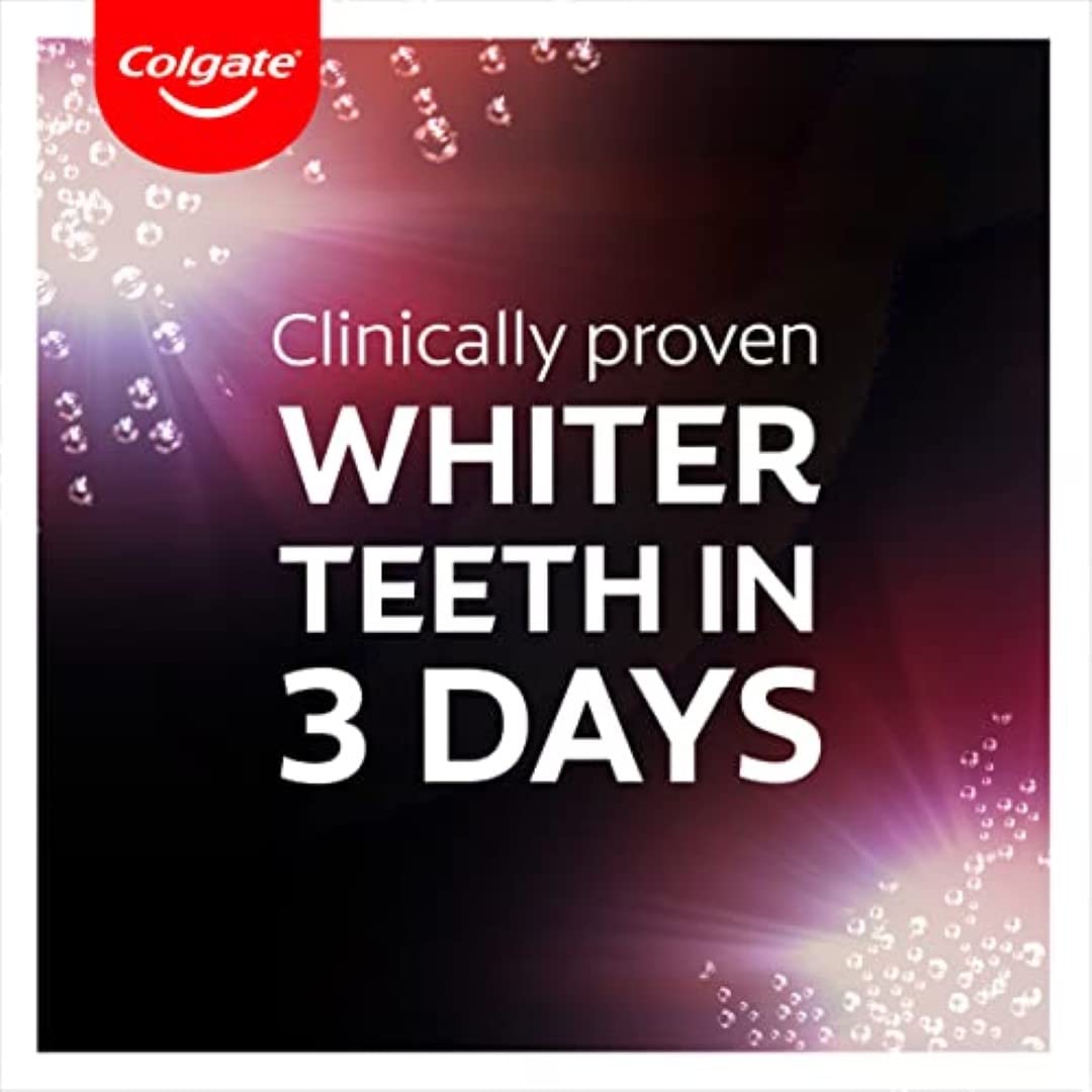 Colgate Max White Ultra Active Foam Toothpaste, At Home Whitening Toothpaste ...