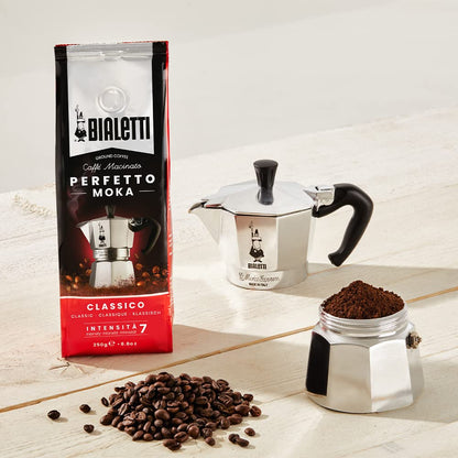 Bialetti Moka Express 3 Cup + Moka Pot Espresso Maker - Gift Set 250g - Prime...