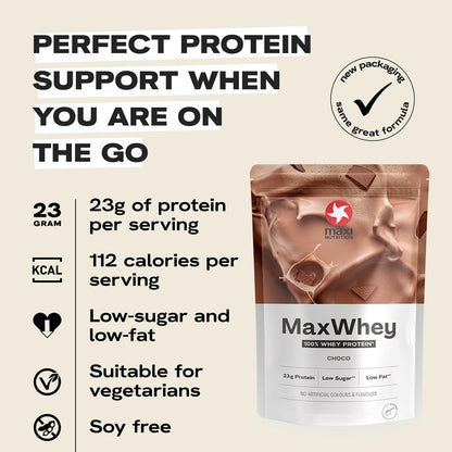 MaxiNutrition - MaxWhey - Whey Protein Powder Chocolate - Low-Fat - Low Sugar...