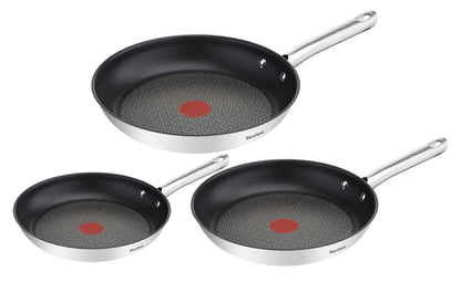 Tefal A704S3 Duetto 3-Piece Frying Pan Set | 20, 24 and 28 cm | Non-Stick Coa...