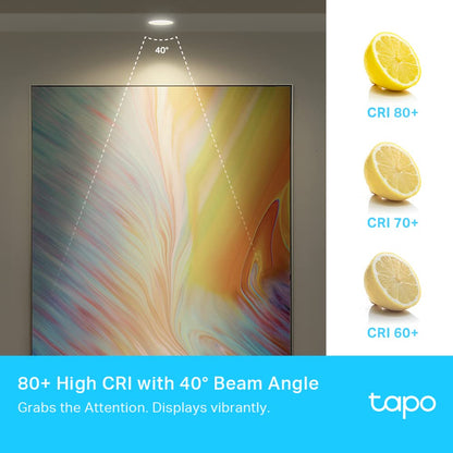 Tapo Smart WLAN Light Bulb GU10 L630, 4 Pieces, Energy Saving, 3.5 W Equivale...