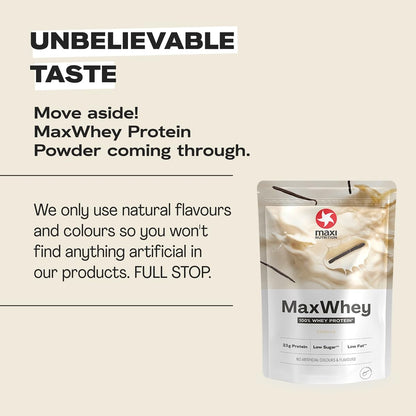 MaxiNutrition - MaxWhey - Whey Protein Powder Vanilla - Low-Fat - Low Sugar -...