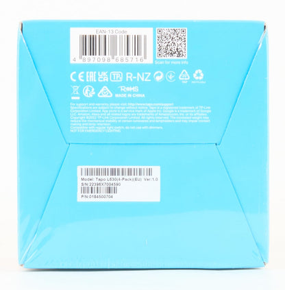 Tapo Smart WLAN Light Bulb GU10 L630, 4 Pieces, Energy Saving, 3.5 W Equivale...