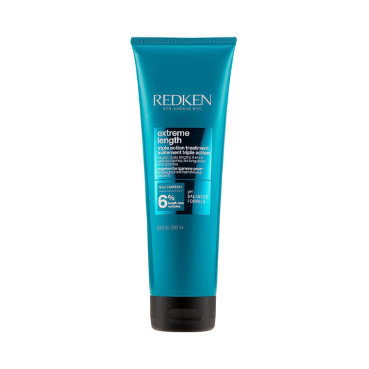 REDKEN Hair Treatment Mask, Biotin & Castor Seed Oil, For Longer, Stronger Ha...