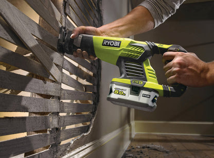 Ryobi RB18L20 18V ONE+ Lithium+ 2.0Ah Battery, Hyper Green/Grey