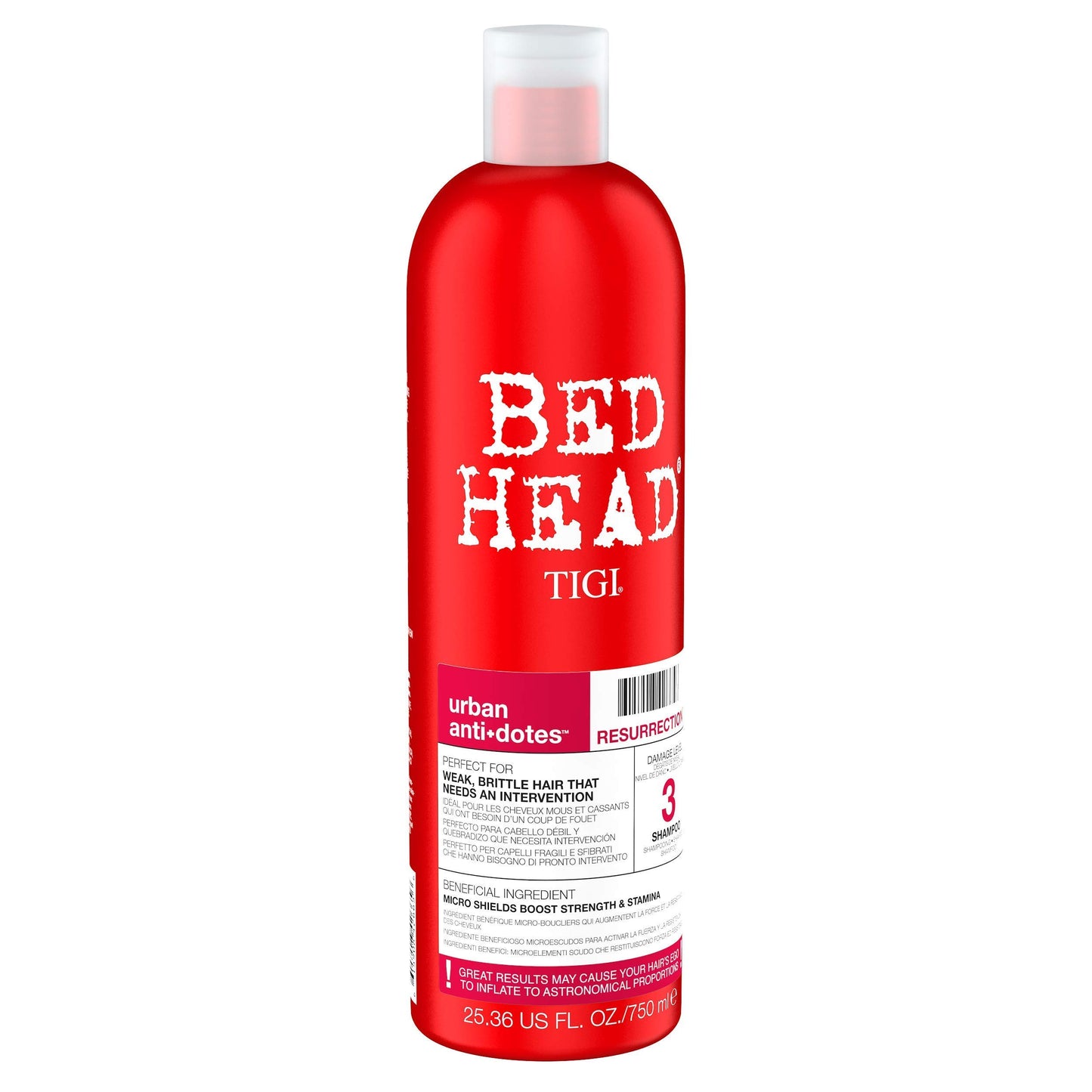 Bed Head by TIGI - Urban Antidotes Resurrection Shampoo - Ideal for Damaged H...