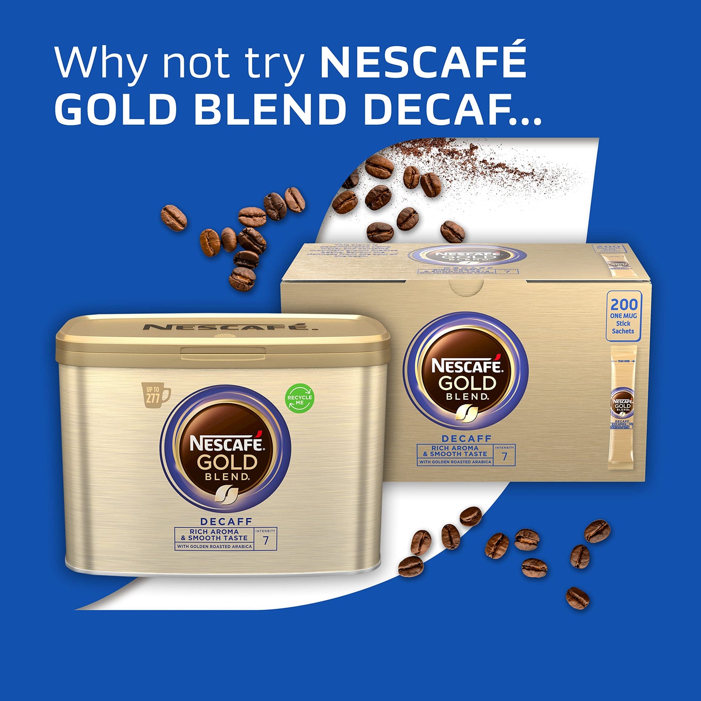 NESCAFÉ Original Decaf Instant Coffee 500g Tin