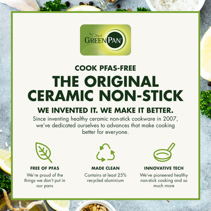 GreenPan Valencia Pro Hard Anodised Healthy Ceramic Non-Stick 20 cm / 2 Litre...